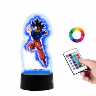 Lampka Na Biurko UV Goku Ultra Instinct PLEXIDO - Lampy pozostałe Lampka Na Biurko UV Goku Ultra Instinct PLEXIDO - Lampy pozostałe - miniaturka - grafika 1