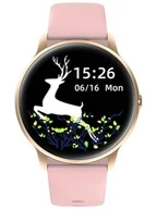 Smartwatch - Gino Rossi SW015-2 Różowy - miniaturka - grafika 1