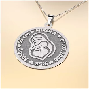 Zawieszka srebrna dla mamy - Zawieszki - miniaturka - grafika 2