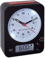 Radiobudziki - TFA Analog radio alarm clock with Digital alarm setting COMBO black/red - miniaturka - grafika 1