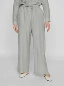 Spodnie damskie - Vila Spodnie w kolorze khaki - miniaturka - grafika 1