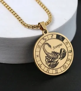 Naszyjnik wisiorek Skorpion Scorpio znak zodiaku prezent - Wisiorki - miniaturka - grafika 1
