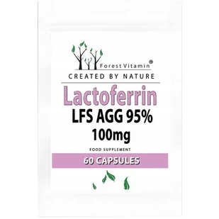 FOREST VITAMIN Lactoferrin LFS AGG 95% 100mg 60caps - Witaminy i minerały dla sportowców - miniaturka - grafika 1