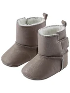 Buciki dla niemowląt - Sterntaler Kozaki w kolorze beżowym - miniaturka - grafika 1