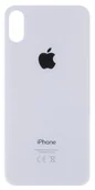 Części serwisowe do telefonów - Klapka Plecki Tył iPhone XS White Duże oczko - miniaturka - grafika 1