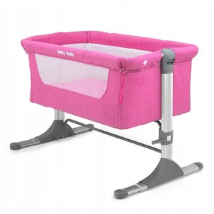 Milly Mally Łóżeczko Dostawne Side by Side PINK - Łóżeczka i kojce - miniaturka - grafika 1