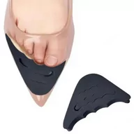 Akcesoria obuwnicze - Piankowe WYPEŁNIACZE do Butów na Obcasie Szpilek 1,6cm 1 para czarne DA53 - miniaturka - grafika 1