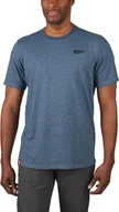 Odzież robocza - Milwaukee MILWAUKEE T-SHIRT Z KRÓTKIM RĘKAWEM - NIEBIESKI HTSSBLU-L - miniaturka - grafika 1