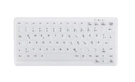 Klawiatury - CHERRY AK-C4110 klawiatura Medyczna RF Wireless QWERTZ Niemiecki Biały AK-C4110F-FU1-W/GE - miniaturka - grafika 1