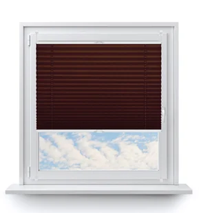 Roleta plisowana 61.5 x 150 cm brązowa Inspire - Rolety - miniaturka - grafika 1