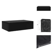 Pokrowce na meble ogrodowe - vidaXL Pokrowiec na meble ogrodowe 12 oczek 205x325x90 cm - Pokrowce ochronne na meble ogrodowe - miniaturka - grafika 1