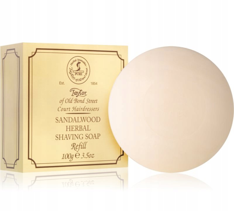 Taylor of Old Bond Street Taylor Sandalwood mydło do golenia wkład 100g