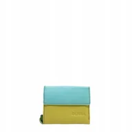 Portfele - Portfel damski skórzany miejsce na bilon zdjęcie przegródki OLIVKA - miniaturka - grafika 1