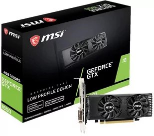 MSI GeForce GTX 1650 GT LP OC 4G - Karty graficzne - miniaturka - grafika 1