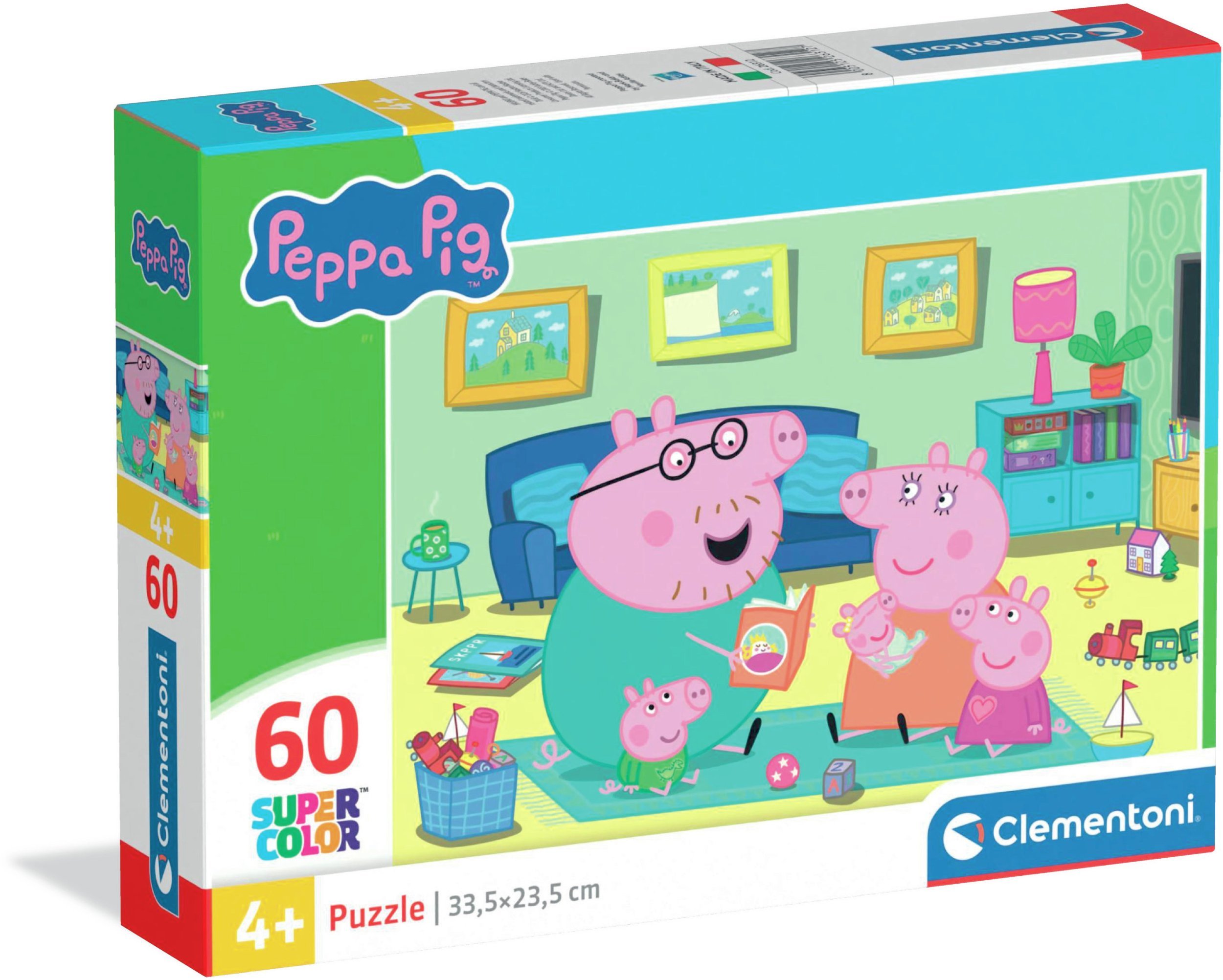 CLE puzzle 60 SuperKolor Peppa Pig 26312