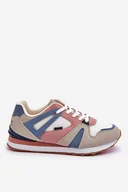 Sneakersy damskie - Wygodne Damskie Sneakersy Memory Foam Big Star LL274951 Niebieskie-37 - miniaturka - grafika 1