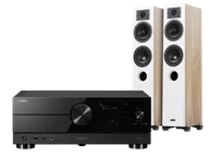 Zestawy stereo - Yamaha MusicCast RX-A2A (czarny) + Diva 5 (dąb) - miniaturka - grafika 1