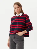 Bluzki damskie - Guess Jeans Bluzka W5RP50 KCPS1 Kolorowy Regular Fit - miniaturka - grafika 1