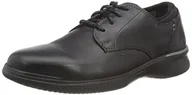 Trampki męskie - Clarks Donaway Plain, Trampki Męskie, Czarna skóra, 44.5 EU - miniaturka - grafika 1