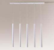 Lampy sufitowe - Shilo Yabu lampa wisząca 5-punktowa biała 7575 - miniaturka - grafika 1