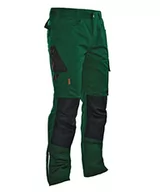 Spodenki męskie - Jobman 2321 męskie spodnie robocze z kieszenią na kolanach, zielone/czarne, rozmiar 21 - miniaturka - grafika 1