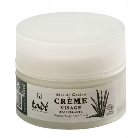 Tadé Regenerujący krem do twarzy Oliwkowo-Aloesowy Aloe de Corfou Bio 50ml