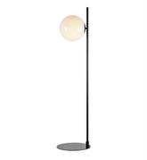 Lampy stojące - Markslojd Dione 108273 lampa stojąca podłogowa 1x40W E14 czarna/biała  - miniaturka - grafika 1