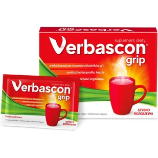 Verbascon Grip, 10 saszetek - Przeziębienie i grypa - miniaturka - grafika 1