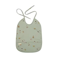 Śliniaki i fartuszki - Nuuroo - Śliniaczek Wodoodporny Z Kieszonką Ida Light Green Space - miniaturka - grafika 1