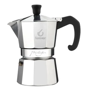 Forever Kawiarka Miss Moka Prestige 12 TZ Srebrny - Zaparzacze i kawiarki - miniaturka - grafika 1