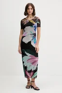 Sukienki - Desigual sukienka BERNADETTE kolor czarny 25WWVK19 - miniaturka - grafika 1