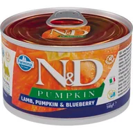 Mokra karma dla psów - Farmina N&D Dog lamb pumpkin blueberry mini 140 g - miniaturka - grafika 1
