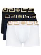 Versace Komplet 3 par bokserek Greca AU10326 Kolorowy