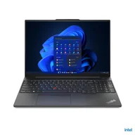 Laptopy - Lenovo ThinkPad E16 Gen 1 (Intel) Intel® Core™ i5 i5-1335U (16") WUXGA 16 GB RAM 256 GB SSD Wi-Fi 6 (802.11ax) Windows 11 Pro US English Czarny 21JN003YUS - miniaturka - grafika 1