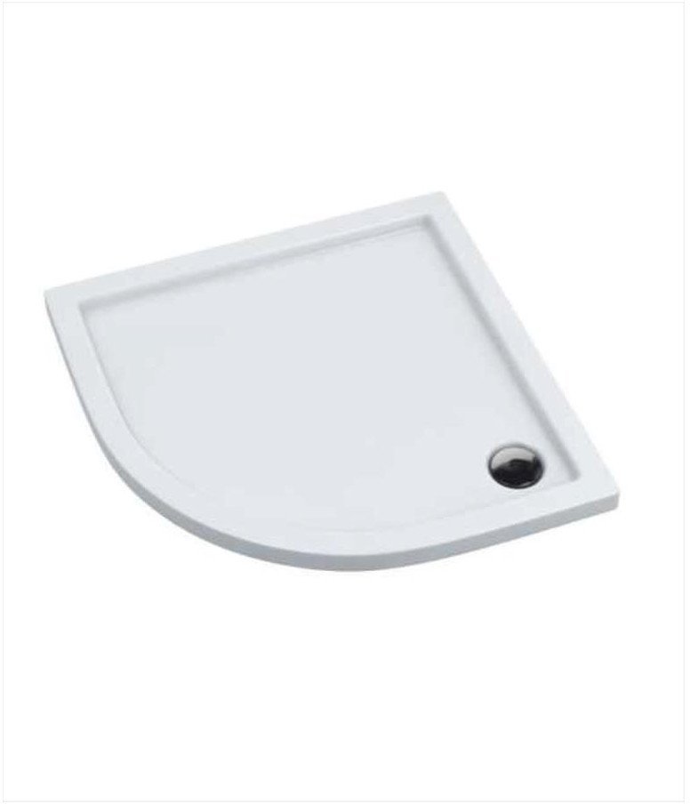 Brodzik Aquaform KNG.B-02-P-80-5/3-WHITE-90 / AQUAFORM / SLIM / BRODZIK 80X80X5/3 PÓŁOKRĄGŁY, FI90, R550 BIAŁY /