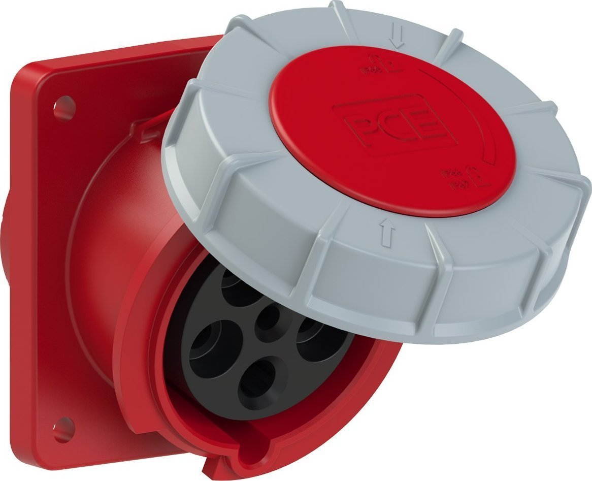 PCE Gniazdo tablicowe skośne POWER TWIST 63A 400V 3P+Z+N IP67