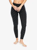 Kalesony - Legginsy termoaktywne damskie Smartwool Merino 250 Baselayer Bottom - black digi snow - miniaturka - grafika 1