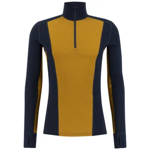 Ulvang Peak Map Half Zip, podkoszulek narciarski, męski, ciemnoniebieski/kathay spice - Pozostała odzież narciarska - miniaturka - grafika 1