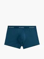 Majtki męskie - Gładkie bokserki męskie Niebieskie Atlantic MH-1195-M - miniaturka - grafika 1