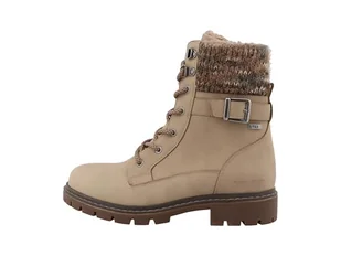 Tom Tailor Damskie sztyblety 4290830019, dkcream, 40 EU, dkcream, 40 EU - Botki damskie - miniaturka - grafika 1