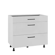 Meble kuchenne - Siena Szafka Dolna Ds-90-2W-1N Blum Biały Mat - miniaturka - grafika 1