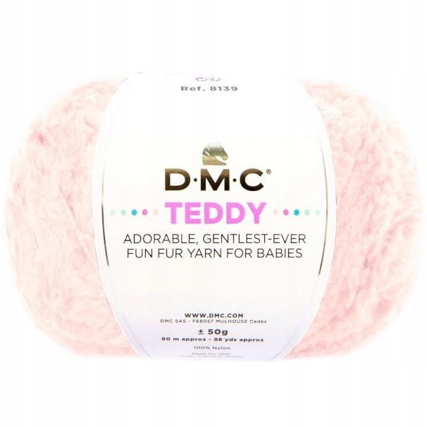 włóczka DMC TEDDY kol. 319 jasny łosoś