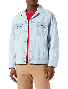 Wrangler Męska kurtka Anti Fit, niebieski ciemny, S - Kurtki męskie - miniaturka - grafika 1