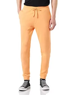 BOSS Męskie spodnie do biegania Sestart z bawełny Terry z naszywką z logo, Light/Pastel Orange833, S - Spodenki męskie - miniaturka - grafika 1