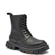 Półbuty damskie - HUGO Skórzane półbuty Fabyan - miniaturka - grafika 1