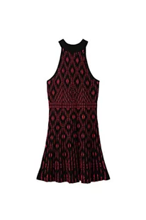 Desigual Sukienka damska Vest_EL Havre, czerwony, S - Sukienki - miniaturka - grafika 1