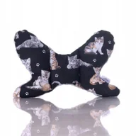 Kołdry i poduszki dla dzieci - Poduszka Podróżna Motylek Antywstrząsowy Minky - miniaturka - grafika 1