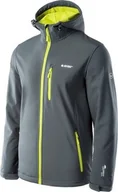 Kurtki męskie - Męska Kurtka Przejściowa Softshell Membrana 8000MM Hi-tec Caen Rozmiar XXL - miniaturka - grafika 1