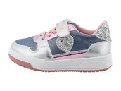 Buty dla dziewczynek - Tom Tailor Kids Dziewczęce 9570070003 sneakersy, jeans silver rose, 25 EU - miniaturka - grafika 1