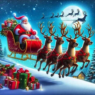 PUZZLE ŚWIĄTECZNE RENIFER SANIE MIKOŁAJ A3 252 el z Nadrukiem +IMIĘ #2 - Puzzle PUZZLE ŚWIĄTECZNE RENIFER SANIE MIKOŁAJ A3 252 el z Nadrukiem +IMIĘ #2 - Puzzle - miniaturka - grafika 1